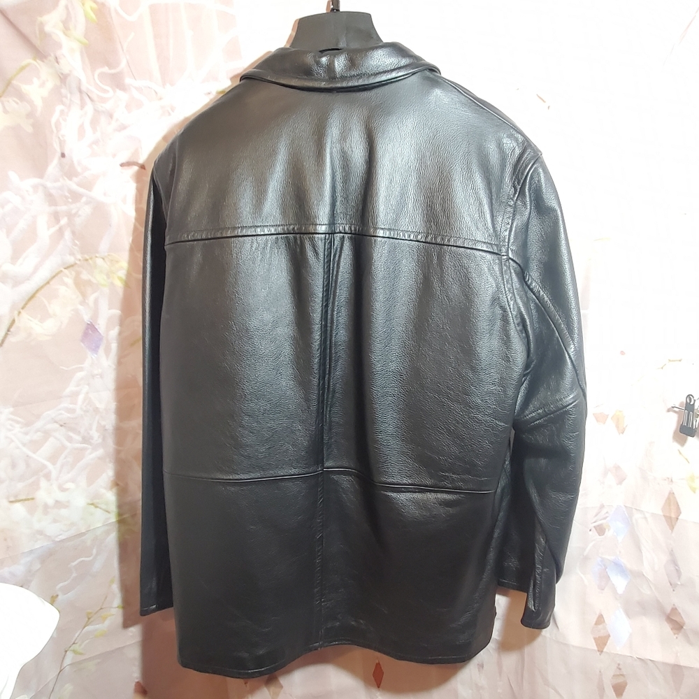 Wilson leather jacket m.julian XL Nwt black - Picture 8 of 8
